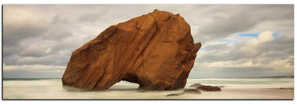 Obraz na plátně - Skála na pobřeží - panoráma 5117A (105x35 cm)