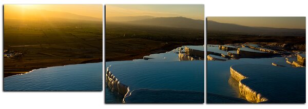 Obraz na plátně - Pamukkale - panoráma 5120D (90x30 cm)