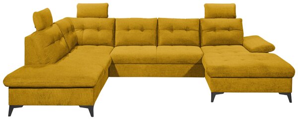 SEDACÍ SOUPRAVA, textil, žlutá MID.YOU - Sedací soupravy, Online Only
