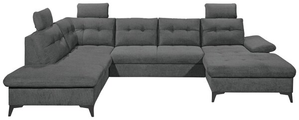 SEDACÍ SOUPRAVA, textil, barvy grafitu MID.YOU - Sedací soupravy, Online Only