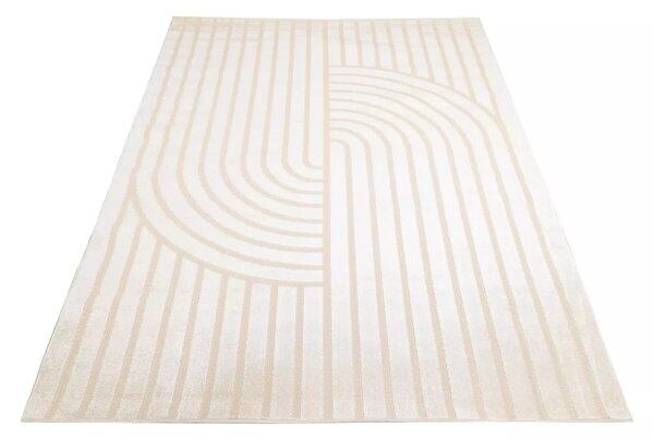 Makro Abra Kusový sisalový koberec PATIO NM73A Moderní Geometrický krémový Rozměr: 80x150 cm