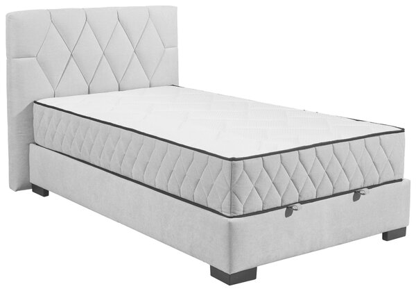 AMERICKÁ POSTEL, 120/200 cm, světle šedá MID.YOU - Postele s úložným prostorem, Online Only