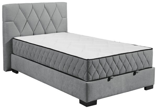 AMERICKÁ POSTEL, 120/200 cm, antracitová MID.YOU - Postele s úložným prostorem, Online Only