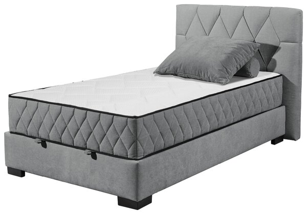 AMERICKÁ POSTEL, 120/200 cm, antracitová MID.YOU - Postele s úložným prostorem, Online Only