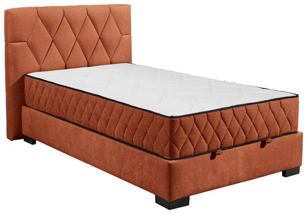 AMERICKÁ POSTEL, 120/200 cm, koňaková MID.YOU - Postele s úložným prostorem, Online Only