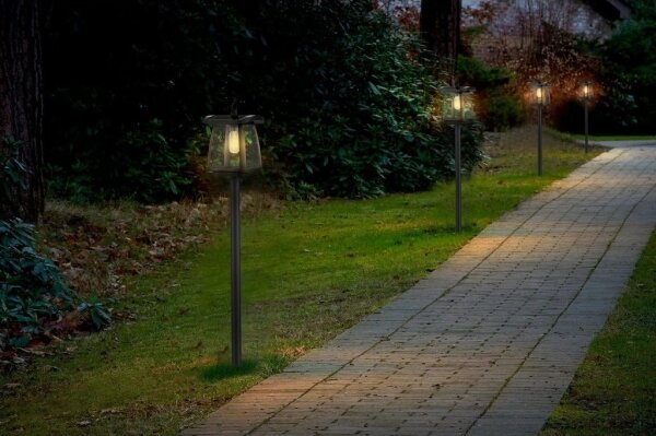 Viking - LED Solární lampa se senzorem LED/2W/3,7V IP54 4000K 2000 mAh