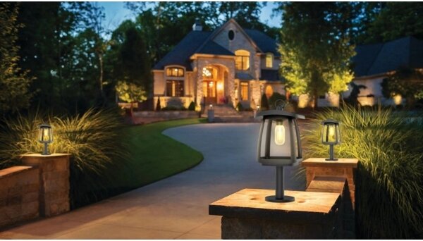 Viking - LED Solární lampa se senzorem LED/2W/3,7V IP54 4000K 2000 mAh