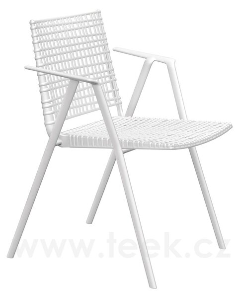 Tribu Hliníkové stohovatelné jídelní křeslo Branch, Tribu, barva white
