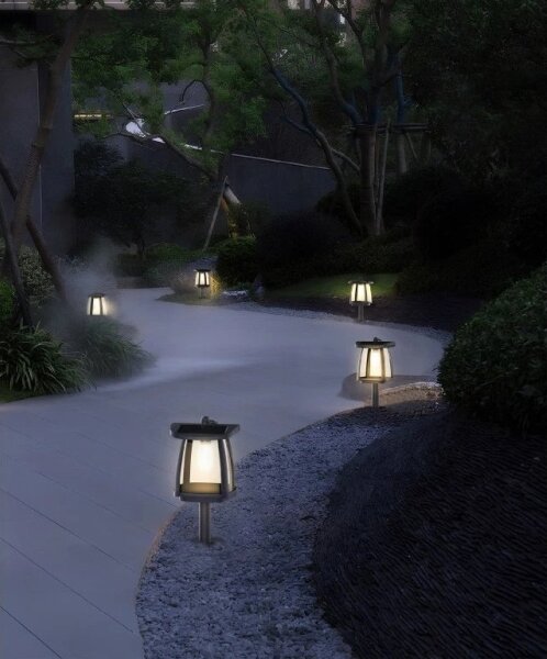 Viking - LED Solární lampa se senzorem LED/2W/3,7V IP54 4000K 2000 mAh