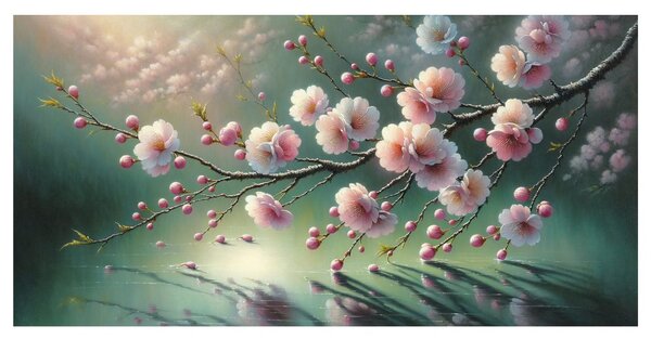 Obraz rozkvetlá sakura