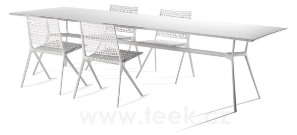 Tribu Jídelní stůl Branch, Tribu, obdélníkový 210x98x75 cm, rám hliník linen, deska hliník linen