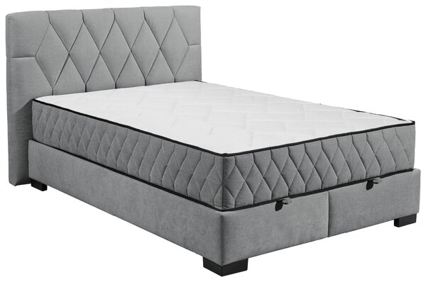 AMERICKÁ POSTEL, 140/200 cm, antracitová MID.YOU - Postele s úložným prostorem, Online Only
