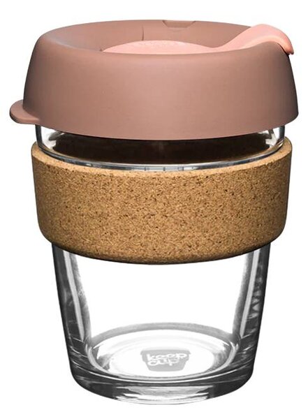 Skleněný hrnek KeepCup Brew Cork Frappe M, 340 ml