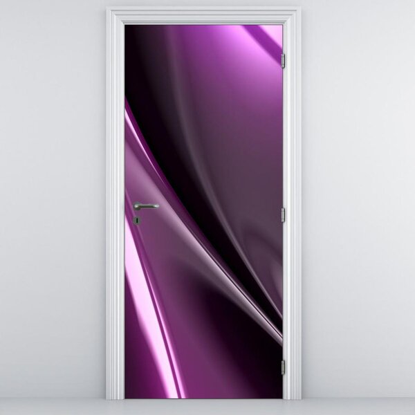 Fototapeta na dveře - fialová abstrakce (95x205cm)