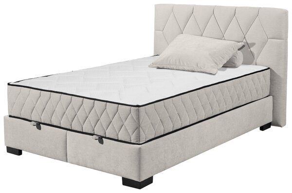 AMERICKÁ POSTEL, 140/200 cm, béžová MID.YOU - Postele s úložným prostorem, Online Only
