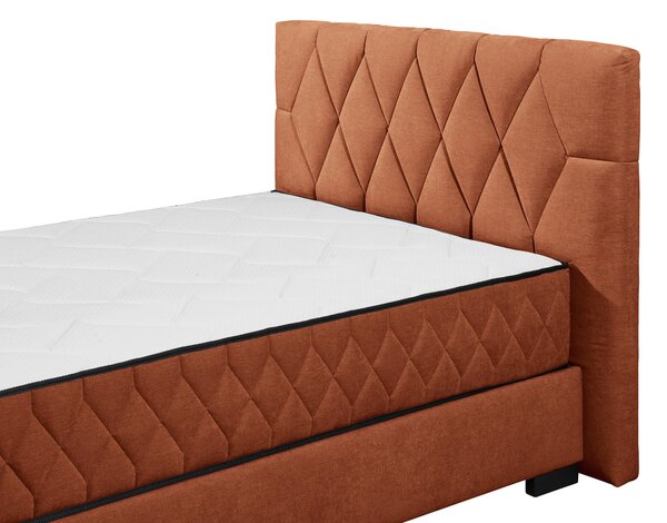 AMERICKÁ POSTEL, 140/200 cm, koňaková MID.YOU - Postele s úložným prostorem, Online Only