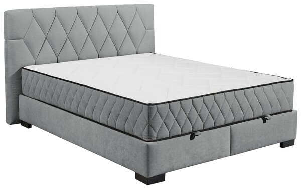 AMERICKÁ POSTEL, 160/200 cm, antracitová MID.YOU - Postele s úložným prostorem, Online Only