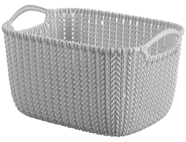 Curver Košík KNIT M, 8l šedý CURVER