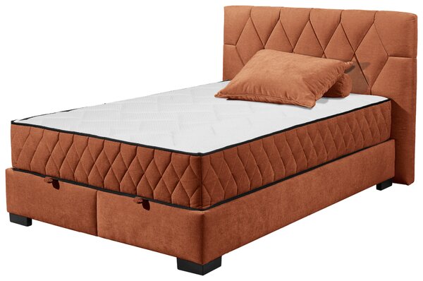 AMERICKÁ POSTEL, 140/200 cm, koňaková MID.YOU - Postele s úložným prostorem, Online Only