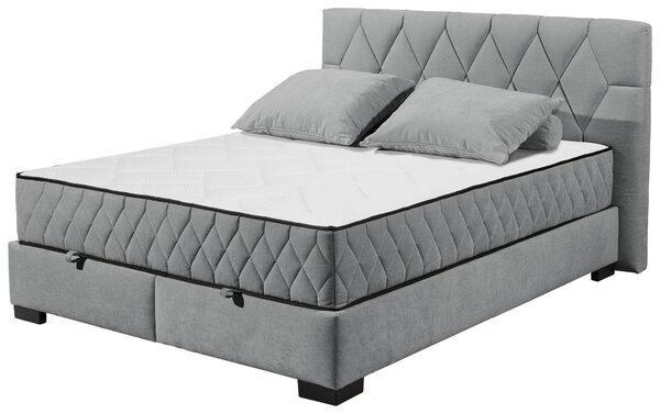 AMERICKÁ POSTEL, 160/200 cm, antracitová MID.YOU - Postele s úložným prostorem, Online Only