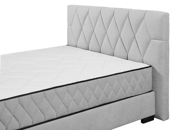 AMERICKÁ POSTEL, 160/200 cm, světle šedá MID.YOU - Postele s úložným prostorem, Online Only