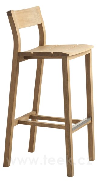 Tribu Teaková barová židle Kos, Tribu, výška sedu 78 cm