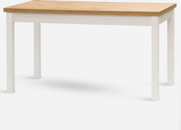 Stima Stůl W21 Rozměr: 120x80 + 40 cm, white: Dub Wotan, Odstín podnože: Bílá