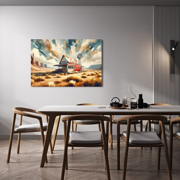 Obraz osamělý diner