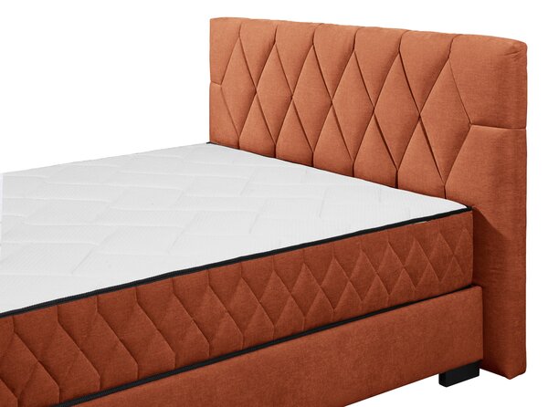 AMERICKÁ POSTEL, 160/200 cm, koňaková MID.YOU - Postele s úložným prostorem, Online Only