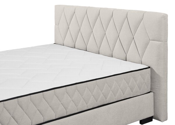 AMERICKÁ POSTEL, 180/200 cm, béžová MID.YOU - Postele s úložným prostorem, Online Only