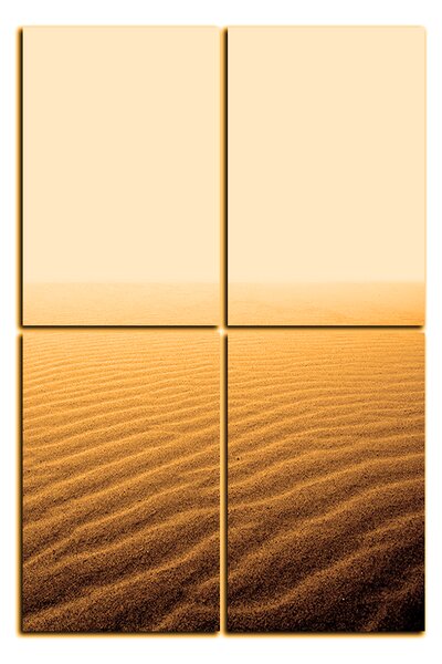 Obraz na plátně - Písek v poušti - obdélník 7127FE (90x60 cm)
