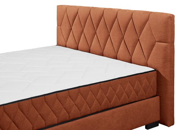 AMERICKÁ POSTEL, 180/200 cm, koňaková MID.YOU - Postele s úložným prostorem, Online Only