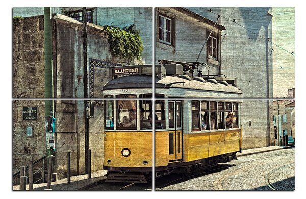 Obraz na plátně - Historická tramvaj 1121E (120x80 cm)