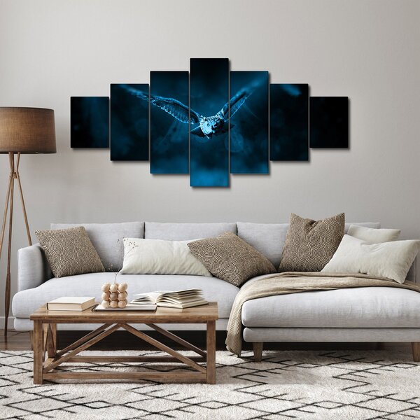 Obraz letící sovy (210x100 cm)