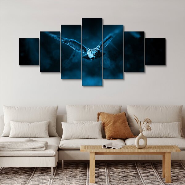 Obraz letící sovy (210x100 cm)