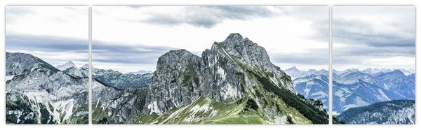 Obraz - Vrcholy hor (170x50 cm)