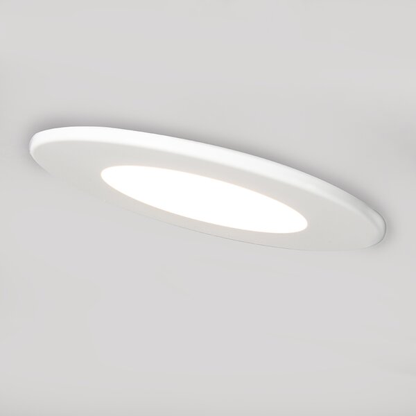 Sada 3 zapuštěných bodových světel bílých vč. LED 3000K 4W IP65 - Blanca