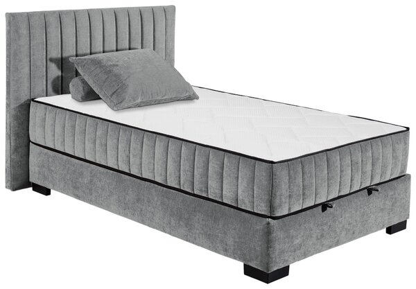 AMERICKÁ POSTEL, 120/200 cm, antracitová MID.YOU - Postele s úložným prostorem, Online Only