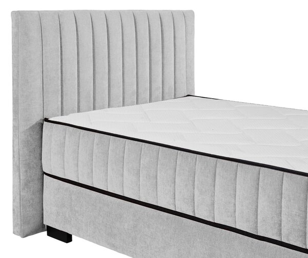 AMERICKÁ POSTEL, 120/200 cm, světle šedá MID.YOU - Postele s úložným prostorem, Online Only