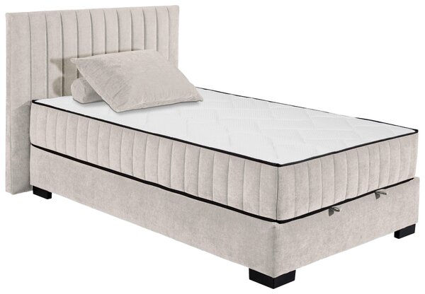 AMERICKÁ POSTEL, 120/200 cm, béžová MID.YOU - Postele s úložným prostorem, Online Only