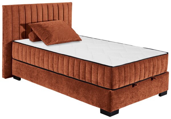 AMERICKÁ POSTEL, 120/200 cm, koňaková MID.YOU - Postele s úložným prostorem, Online Only