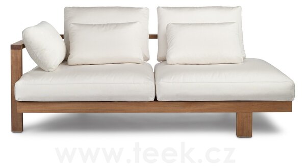 Tribu Rám pro ukončovací pravostranný díl Pure Sofa, Tribu, 193x98x63 cm, rám teak, bez sedáků