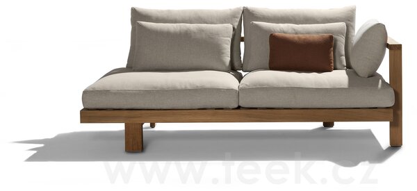 Tribu Rám pro ukončovací pravostranný díl Pure Sofa, Tribu, 193x98x63 cm, rám teak, bez sedáků
