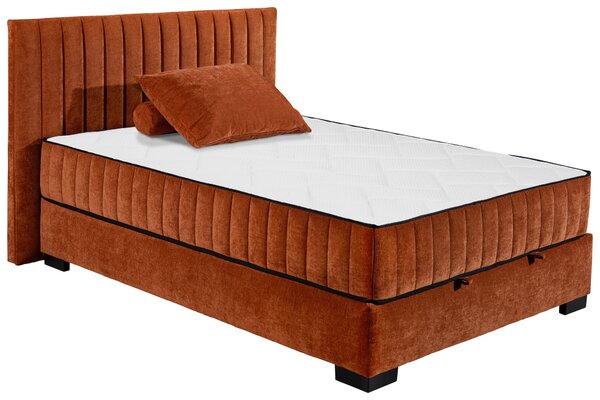 AMERICKÁ POSTEL, 140/200 cm, koňaková MID.YOU - Postele s úložným prostorem, Online Only