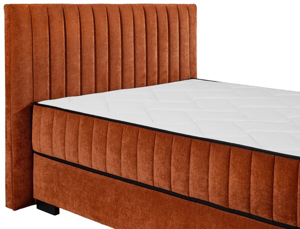 AMERICKÁ POSTEL, 140/200 cm, koňaková MID.YOU - Postele s úložným prostorem, Online Only