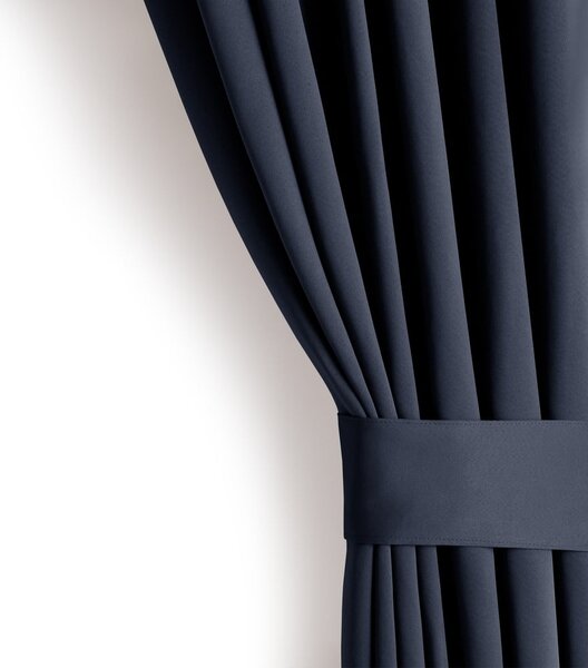 Tmavě modrý dimout závěs 140x175 cm Kierra – Restilo
