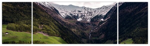 Obraz - Údolí pod horami (170x50 cm)