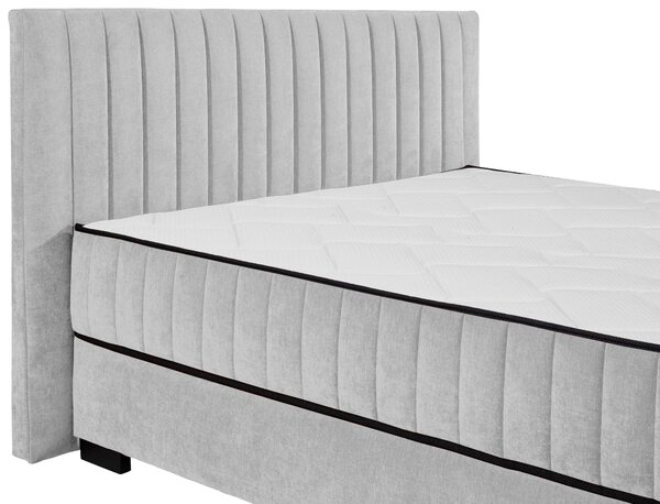 AMERICKÁ POSTEL, 160/200 cm, světle šedá MID.YOU - Postele s úložným prostorem, Online Only