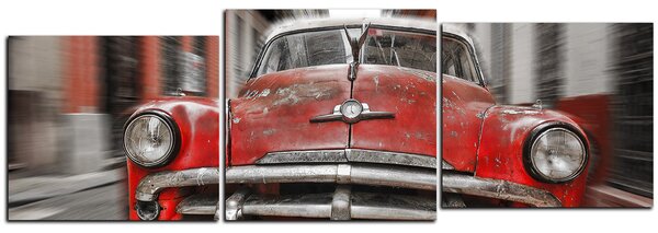Obraz na plátně - Klasické americké auto - panoráma 5123FD (90x30 cm)