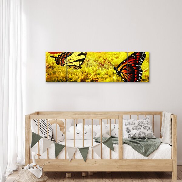 Obraz motýlů (170x50 cm)